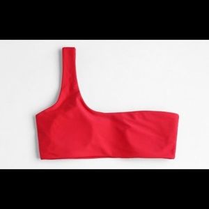 Zaful- Red High Leg Swimsuit